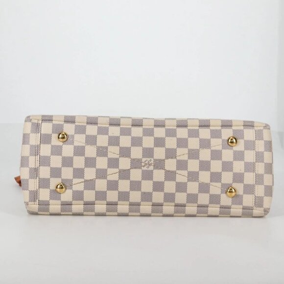 LOUIS VUITTON Damier Azur Lymington Tote Bag 2way N40022 LV Auth 135294M - Picture 7 of 16